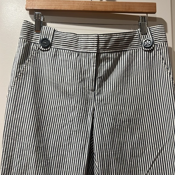 Tory Burch pants blue/white stripes , size 6 - Picture 2 of 6